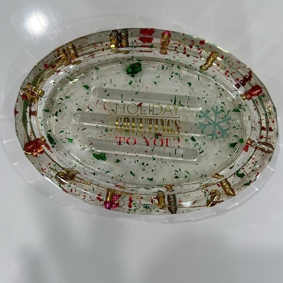 Handmade Christmas soap/trinket dish - Picture 3 of 3